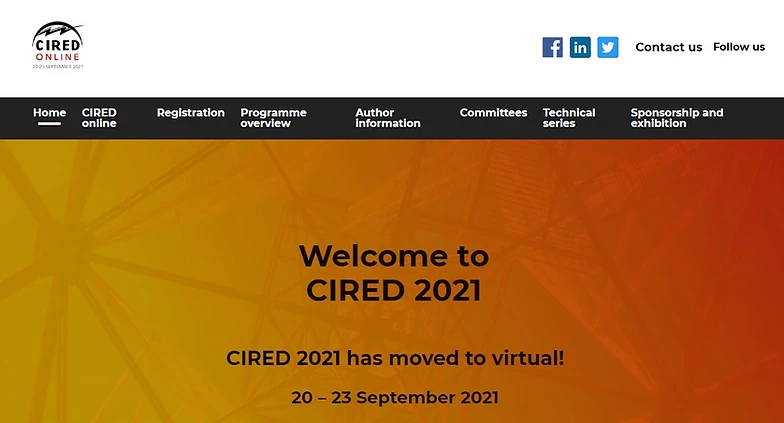 Sign up today for the virtual 26th CIRED Conference