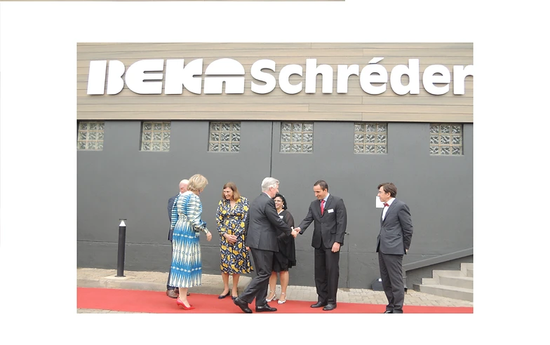 Lighting company hosts His and Her Majesty of the Belgian royal family