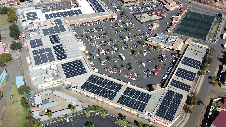Massive new shopping centre solar plant