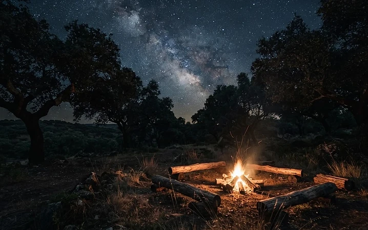 Alentejo — Céu Estrelado e Fogueiras