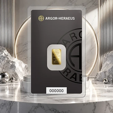 Switzerland Switzerland, Argor-Heraeus, 1 g Gold Bar, Au999.9, Minted Bar