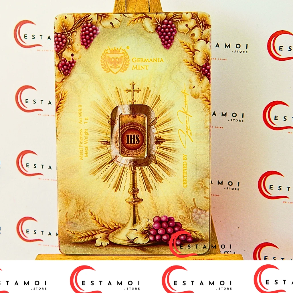 Germania Mint Germania Mint, Gold Bar, 1G, 999.9 Gold, Special Occasion: Babtism(2)