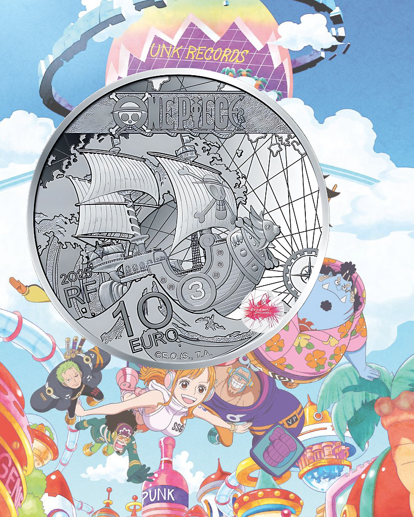 France 2025 €10 France, 2025, 10 euro, Silver Proof Coin ,One Piece!