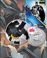 France 2025 €10 France, 2025, 10 euro, Silver Coin , DC: Batman !