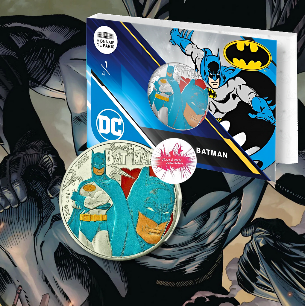 France 2025 €50 France, 2025, 50 euro, Silver Coin , DC: The Batman !