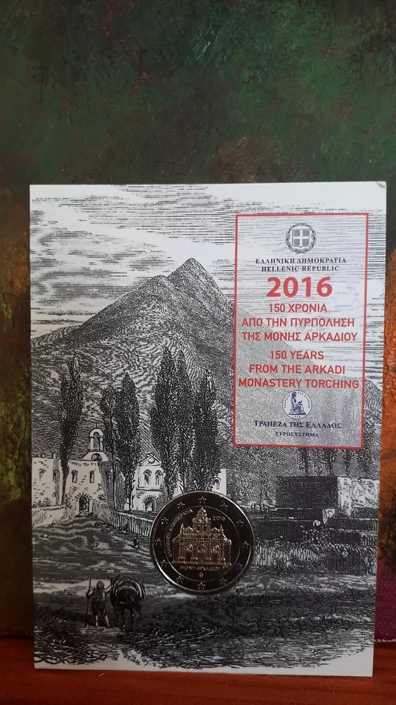 Greece Not Applicable €2 Greece, 2014-2016, Set , 6 different Coincard, 2 euro commemorative coins bimetallic