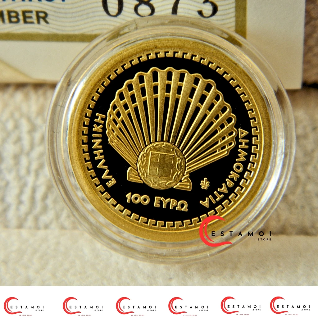 Greece 2021 €100 Greece, 2021, 100 Euro,  Gold coin, Venus, Aphrodite: Goddess of Love