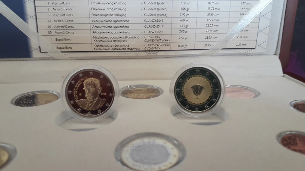 Greece 2018 €2 Greece, 2018, 2 euro Proof BE, Palamas and Dodecanese, Original Box and bimetallic coin