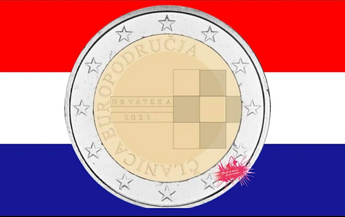 Croatia 2023 €2 Croatia, 2023, Introduction to the Euro, 2 euro Coincard bimetallic