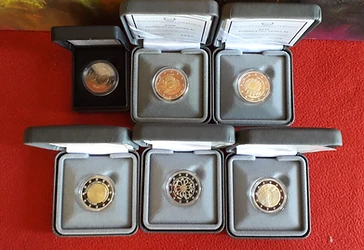 Cyprus Lot 2022 Cyprus Lot, BE 2022+ BE 2020+ BE 2017+ BE 2015+BE 2012+BU 2009 bimetallic set