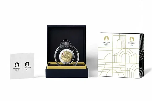 France 2024 €2 France, 2024, 2 Euro Coin, Olympic Games, Colorful, Proof bimetallic