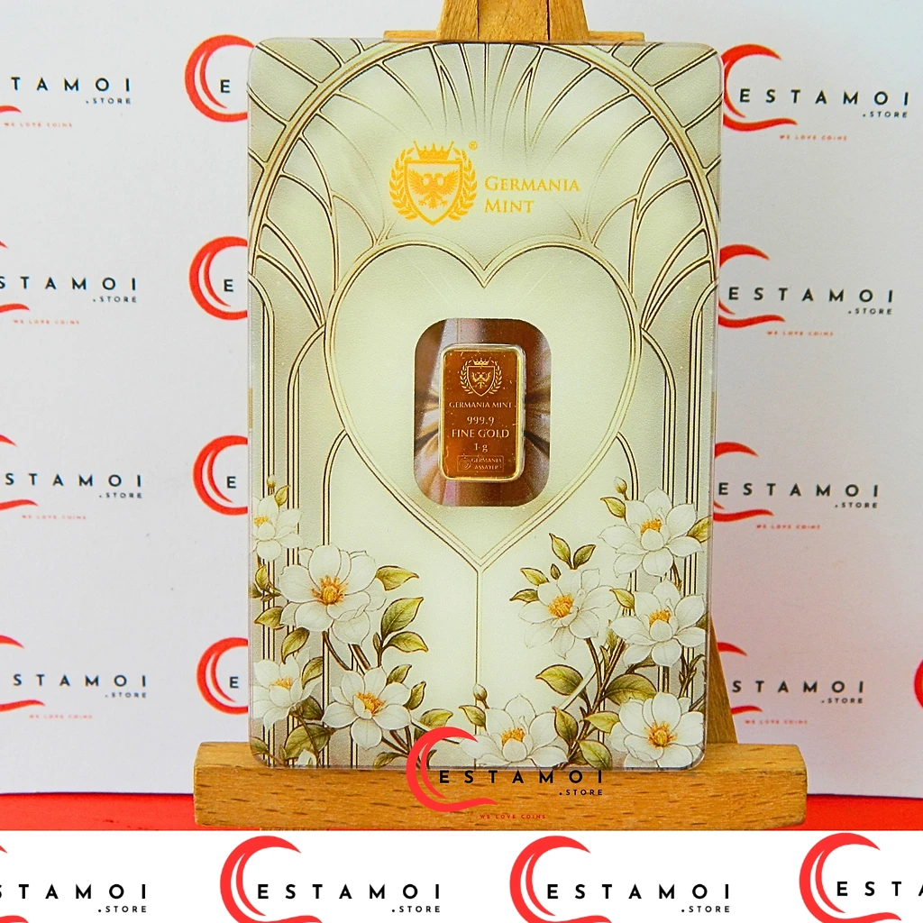 Germania Mint Germania Mint, Gold Bar, 1G, 999.9 Gold, Special Occasion: Congratulations!
