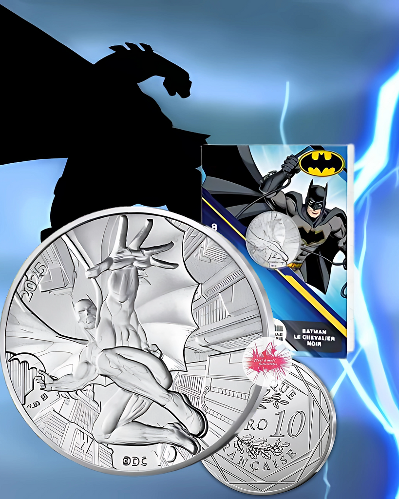 France 2025 €10 France, 2025, 10 euro, Silver Coin , DC: Dark Knight !