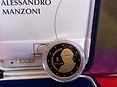 Italy 2023 €2 Italy, 2023, 2 Euro Coin, Manzoni, Proof / BE Coin bimetallic