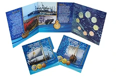 First Day Cover 2020 First Day Cover, All Cyprus Euro Coins BU,2020, Official Issue bimetallic