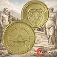 Greece 2022 €50 Greece, 2022, 50 Euro, Gold Coin, Epidaurus: The Ancient Theater Still in Use