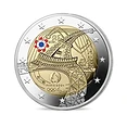 France 2024 €2 France, 2024, 2 Euro Coin, Olympic Games, Colorful, Proof bimetallic