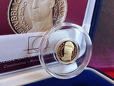 Italy 2021 €10 Italy, 2021, 10 Euro,  Gold coin, Emperor Series: Costantino,  Proof
