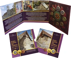 First Day Cover 2018 First Day Cover, All Cyprus Euro Coins BU,2018, Official Issue bimetallic