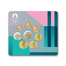 France 2024 €2 France, 2024, Paris Olympics, Miniset, 2 euro, coincard, Very Rare, 500 pieces! bimetallic