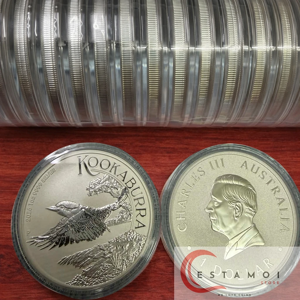 Australia 2026 Australia, 2026, 1 Oz, kookaburra, Silver Bulion Coin (31.1 gr, 9999 Ar)