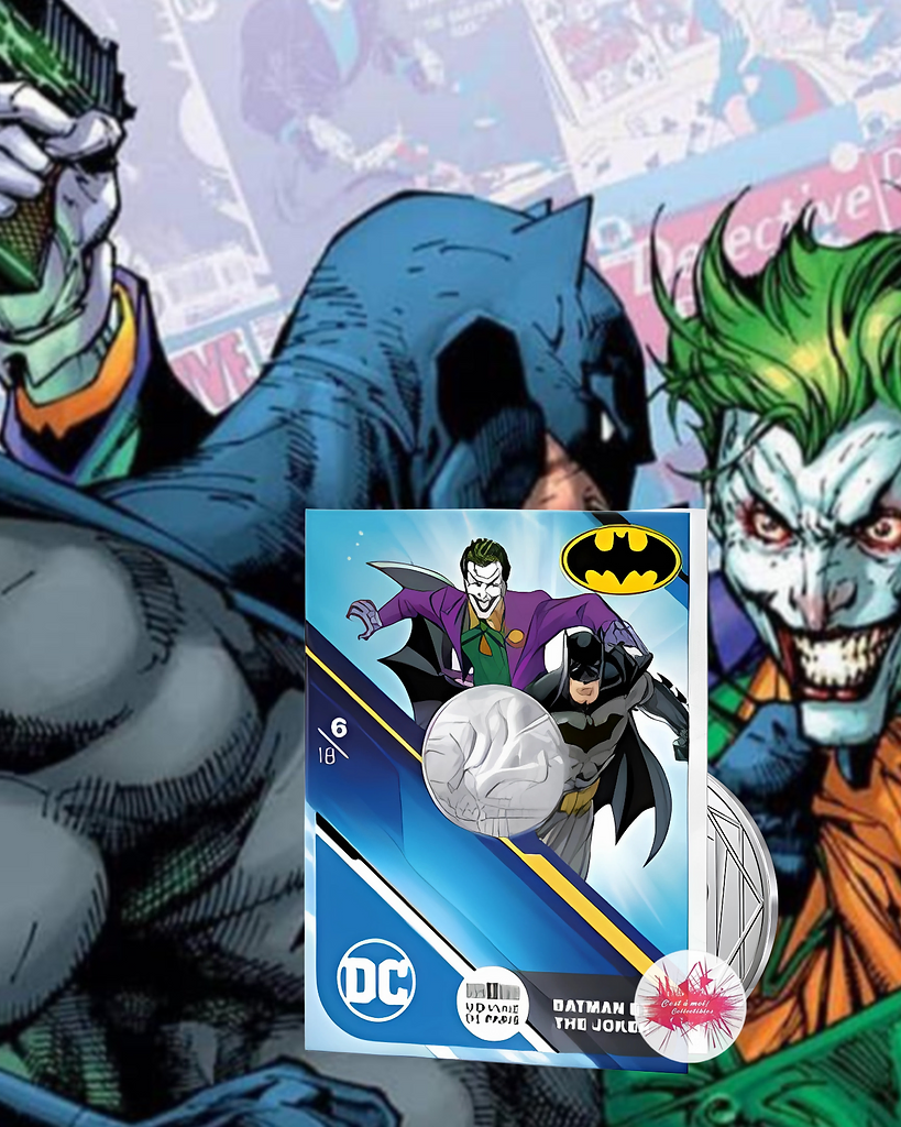 France 2025 €10 France, 2025, 10 euro, Silver Coin , DC: Batman & Joker !