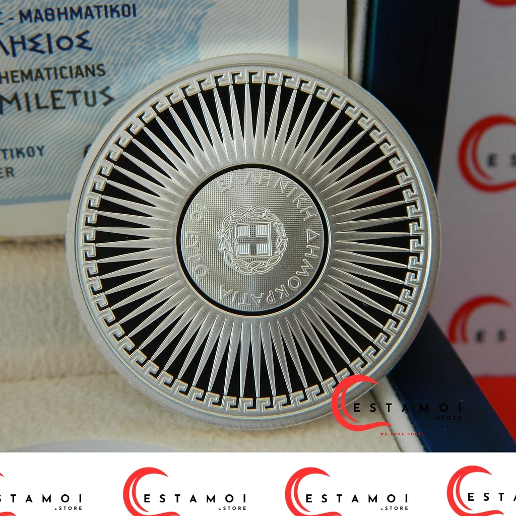 Greece 2024 €10 Greece, 2024, 10 Euro Coin, Silver, Proof, Thalis of Miletus