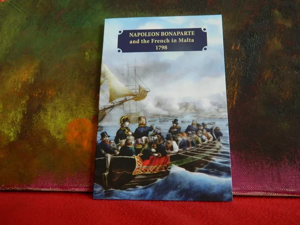 Malta 2023 €2 Malta, 2023, Napoleon and Copernicus, 2 euro coin, Coincard set bimetallic