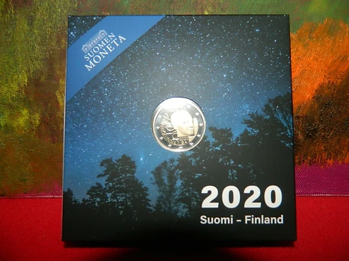 Finland 2020 €2 Finland, 2020,  Väinö Linna,  Proof, 2 Euro Coin bimetallic
