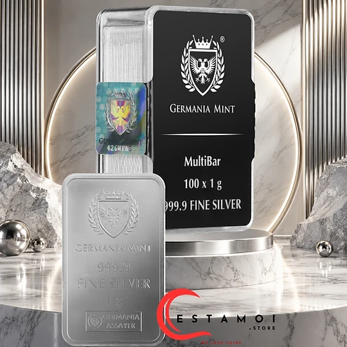 Poland Germania Mint Silver MultiBar 100 x 1 g