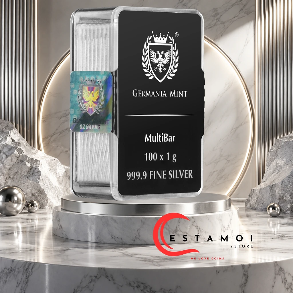 Poland Germania Mint Silver MultiBar 100 x 1 g