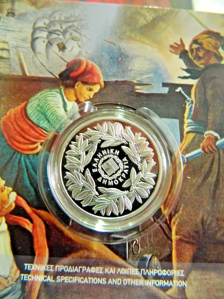Greece 2024 €5 Greece, 2024, 5 Euro, Silver Coin, Great Battles of Greece: Samos