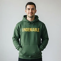 UNDENIABLE Glow Logo Hoodie — Forest