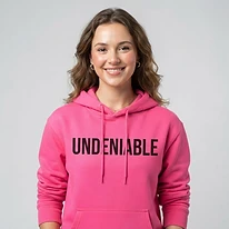 UNDENIABLE Color Block Hoodie — Pink