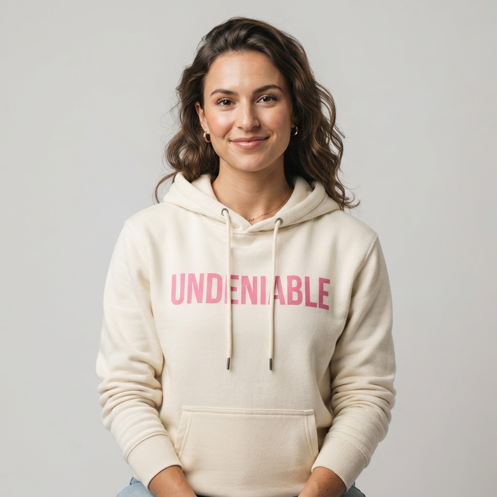 UNDENIABLE Vintage Wash Hoodie — Cream