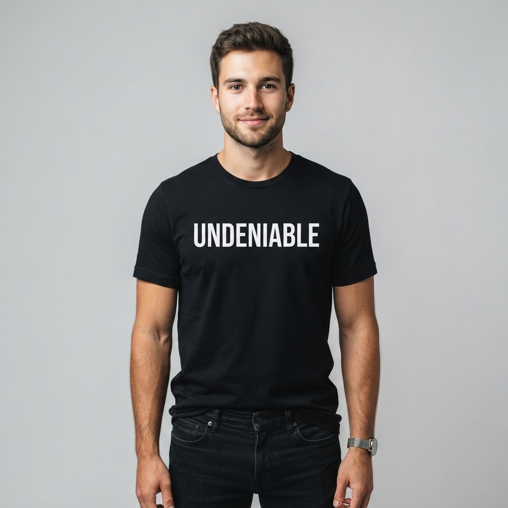 UNDENIABLE Classic Logo Tee — Black