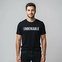 UNDENIABLE Classic Logo Tee — Black