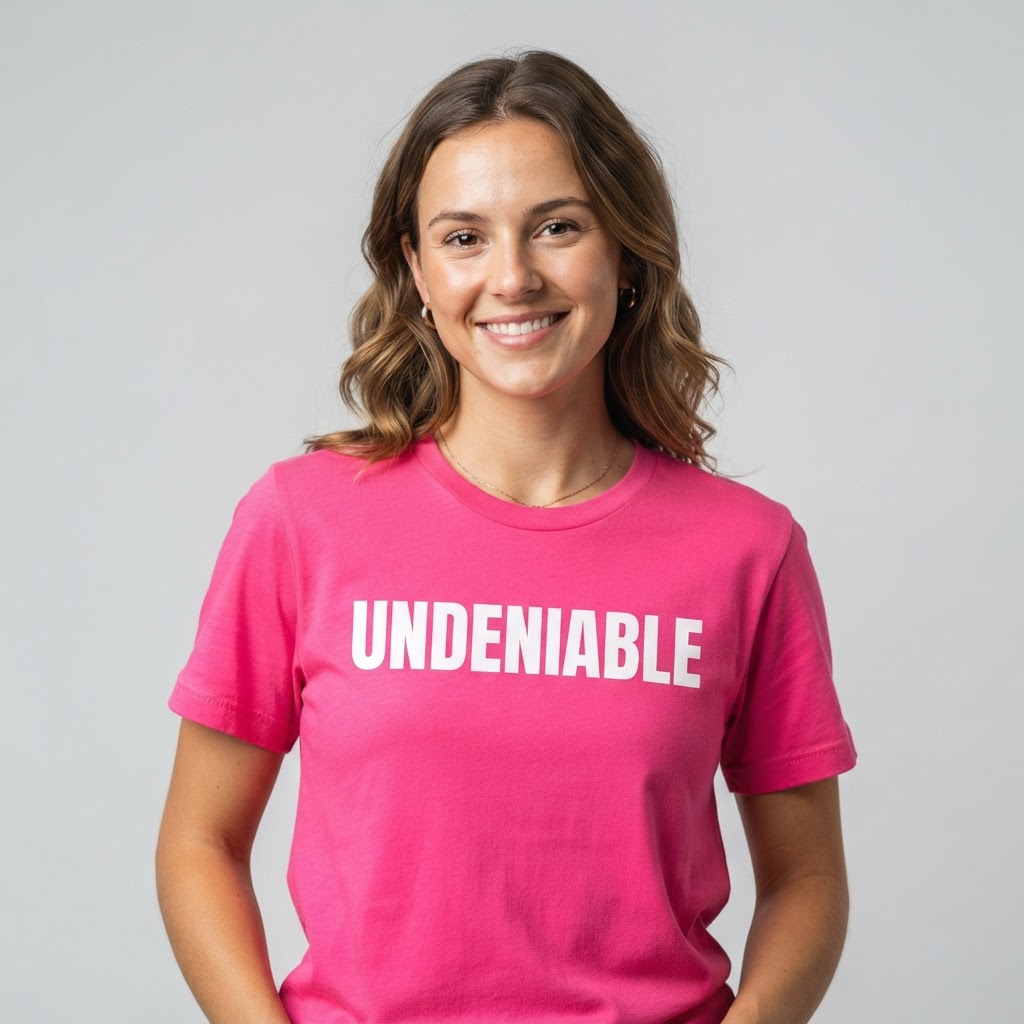 UNDENIABLE Neon Pink Tee — Pink