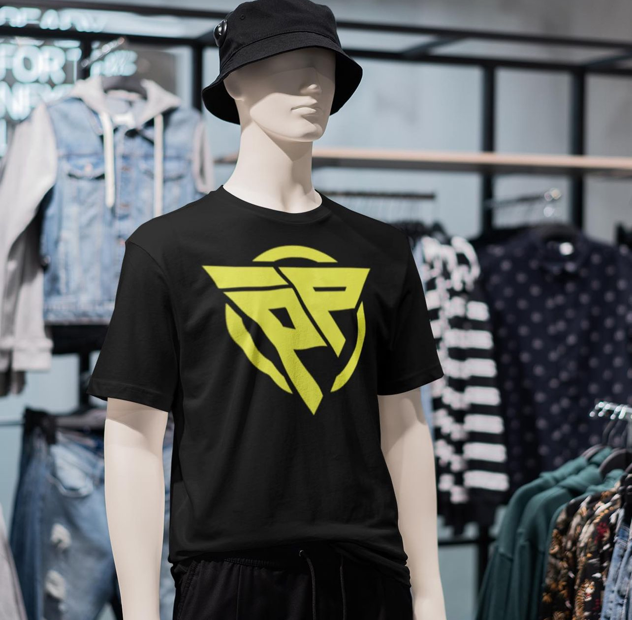 PP Logo Tee — Lime