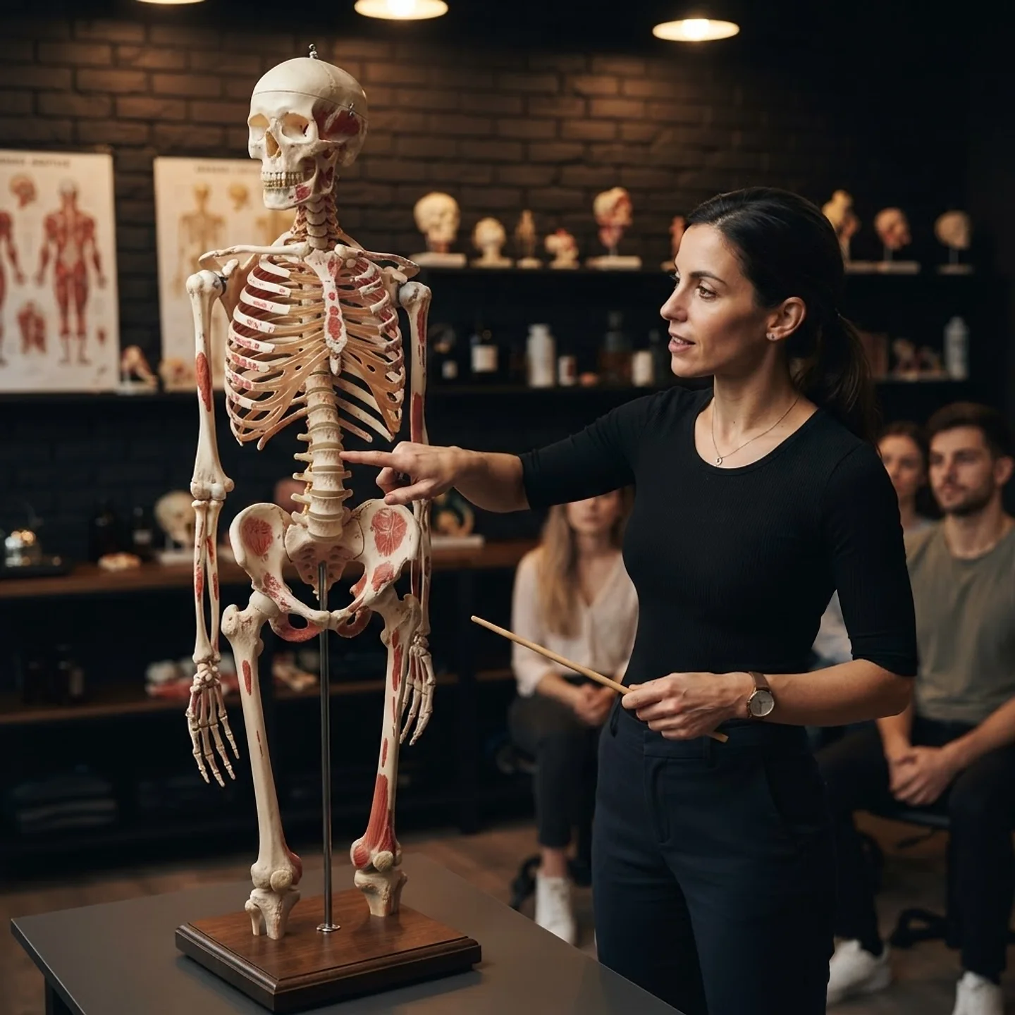 Anatomie en beweging tijdens een HumanMotion cursus