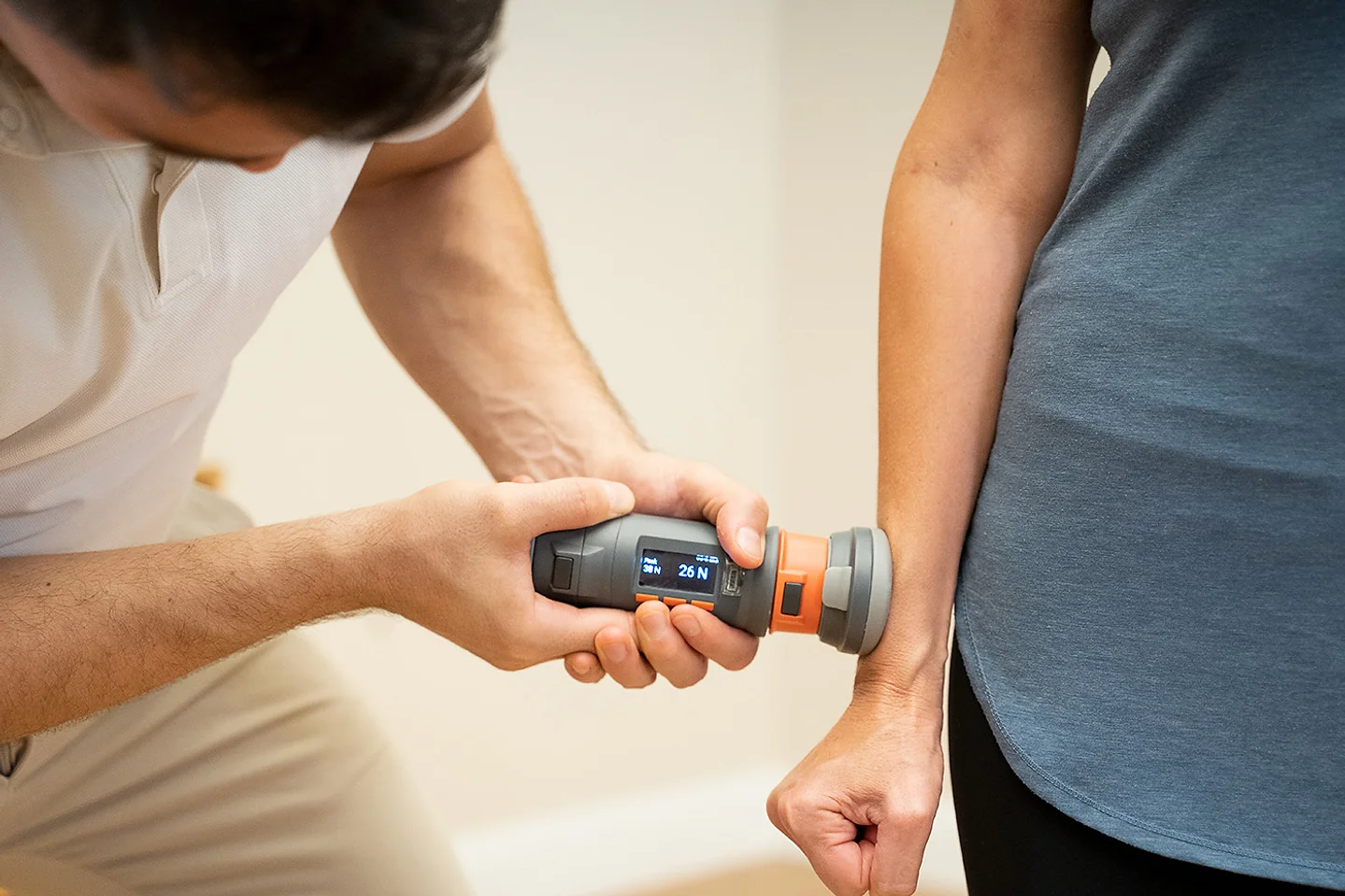 Krachtmeting met VALD ForceFrame bij FitPro