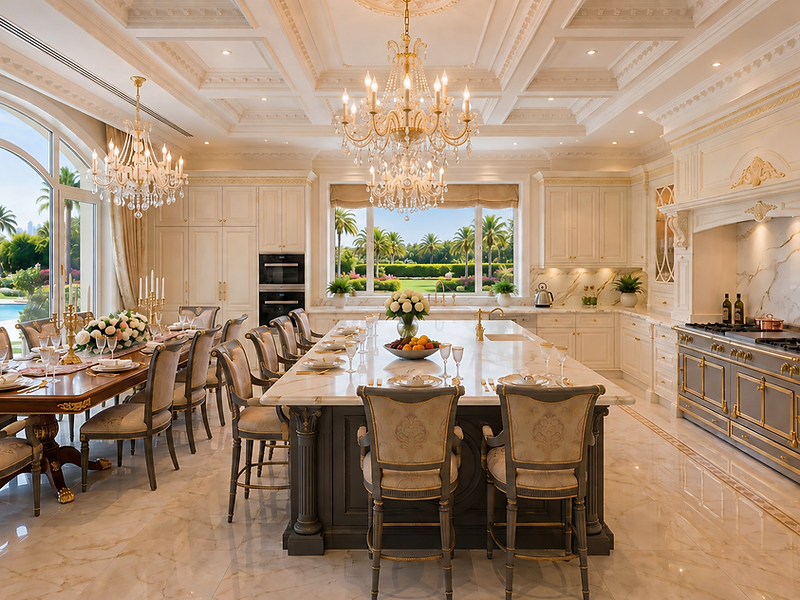 The Knightsbridge — bespoke commissioned kitchen, Dubai