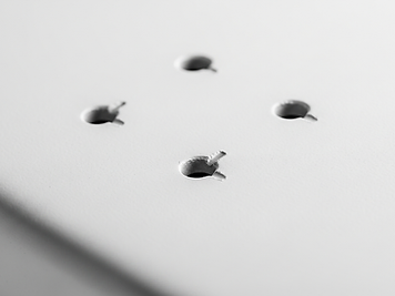Small non-invasive access points on hull