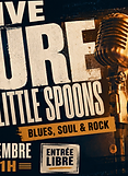 Affiche du concert de Laure & The Little Spoons au Shapers Club House à Marennes