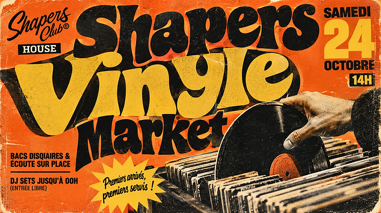 Shapers Vinyle Market — Shapers Club House à Marennes