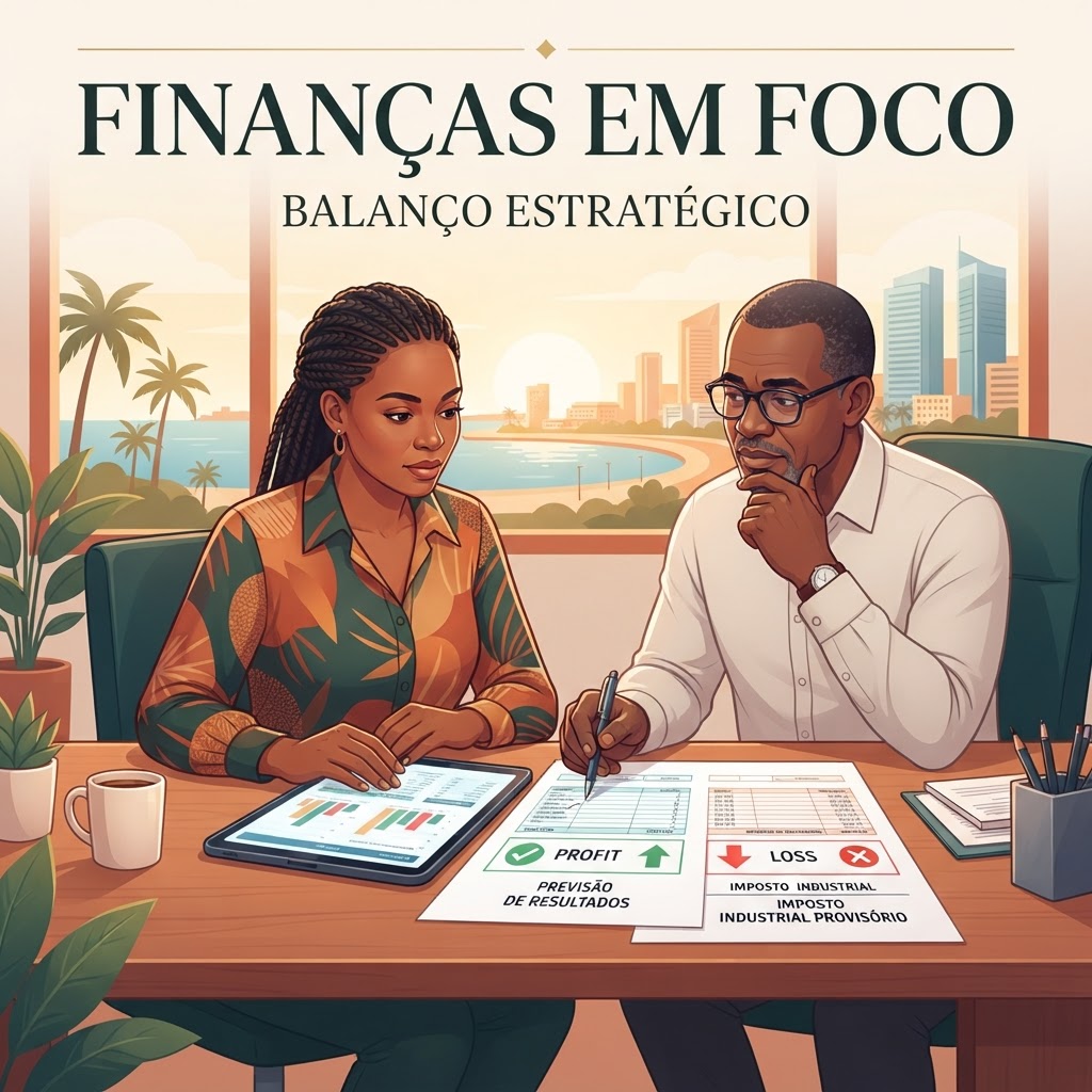 Empresário angolano a organizar pagamentos digitais da sua empresa