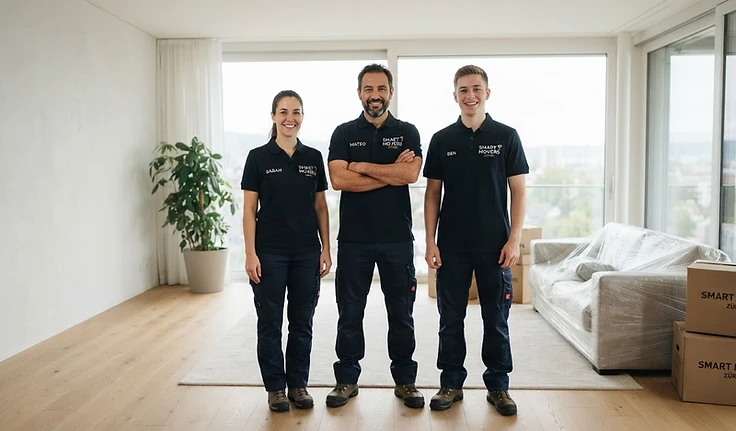 Équipe CSR-Solutions lors d'un déménagement