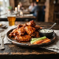 Chicken Wings at Vallarta Beer Garden