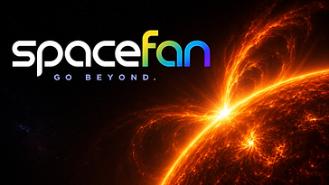 A bright solar flare erupting from the surface of the Sun.