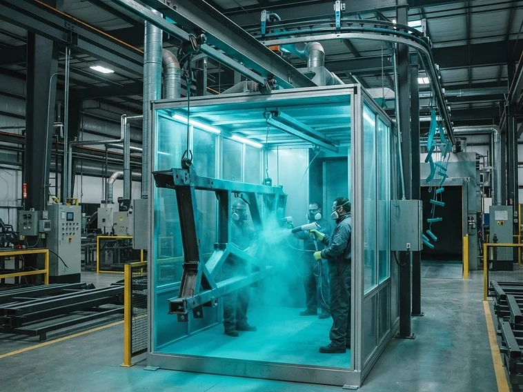 Industrial manufacturing production line